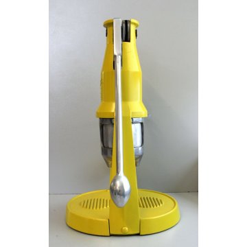 MACCHINA BABY Faemina CREMA CAFFE' VINTAGE GIALLO LIMONE ALLUMINIO EPOCA '60