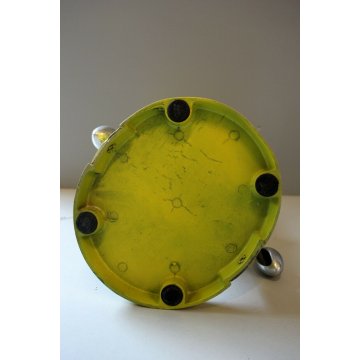 MACCHINA BABY Faemina CREMA CAFFE' VINTAGE GIALLO LIMONE ALLUMINIO EPOCA '60