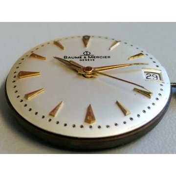MOVIMENTO OROLOGIO POLSO ø28 mm LUSSO Baume & Mercier BAUMATIC Anni 60 OLD WATCH