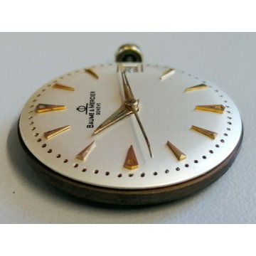 MOVIMENTO OROLOGIO POLSO ø28 mm LUSSO Baume & Mercier BAUMATIC Anni 60 OLD WATCH