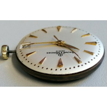 MOVIMENTO OROLOGIO POLSO ø28 mm LUSSO Baume & Mercier BAUMATIC Anni 60 OLD WATCH