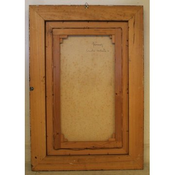 QUADRO DIPINTO OLIO Franco Mazzucchetti NUDO SEDUTO FIGURA FEMMINILE BOUDOIR 