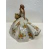 ANTICA SCULTURA DONNA CERAMICA Tiziano Galli FIGURA GITANA DAMA CONTADINA  