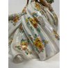 ANTICA SCULTURA DONNA CERAMICA Tiziano Galli FIGURA GITANA DAMA CONTADINA  