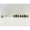 LOTTO DITALI 13 PEZZI diversi materiali 4 ARGENTO VINTAGE THIMBLES Collectible  