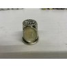 LOTTO DITALI 13 PEZZI diversi materiali 4 ARGENTO VINTAGE THIMBLES Collectible  