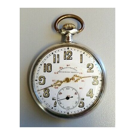 ANTICO OROLOGIO TASCA Corgemont Watch EPOCA '900 ARGENTO 800 OLD POCKET WATCH