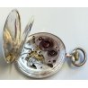 ANTICO OROLOGIO TASCA Corgemont Watch EPOCA '900 ARGENTO 800 OLD POCKET WATCH