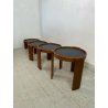 TAVOLINI DESIGN CASSINA GIANFRANCO FRATTINI mod 780 QUATTRO GATTI VINTAGE FAGGIO
