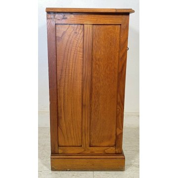 MOBILE TAPPARELLA ANTICO 1900 SERRANDA LEGNO ROVERE EPOCA BAGNO ANTIQUARIATO 
