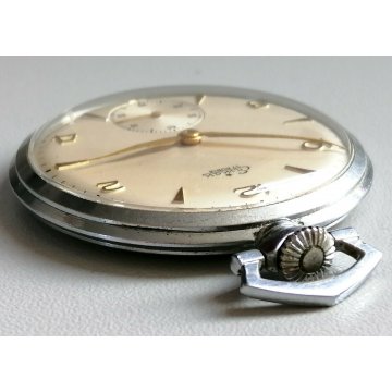 ANTICO OROLOGIO TASCA Erman EPOCA '900 VINTAGE meccanico OLD POCKET WATCH Swiss