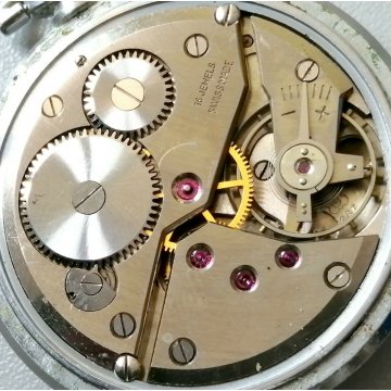 ANTICO OROLOGIO TASCA Erman EPOCA '900 VINTAGE meccanico OLD POCKET WATCH Swiss