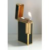 ACCENDINO TASCA St Dupont LACCA CINESE Paris France VINTAGE GOLD LIGHTER BRIQUET