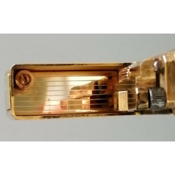 ACCENDINO TASCA St Dupont LACCA CINESE Paris France VINTAGE GOLD LIGHTER BRIQUET