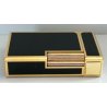 ACCENDINO TASCA St Dupont LACCA CINESE Paris France VINTAGE GOLD LIGHTER BRIQUET