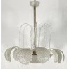 LAMPADARIO ERCOLE BAROVIER VINTAGE VETRO MURANO DESIGN  ANNI 40 FOGLIE LAMP 