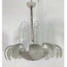 LAMPADARIO ERCOLE BAROVIER VINTAGE VETRO MURANO DESIGN  ANNI 40 FOGLIE LAMP 