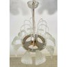 LAMPADARIO ERCOLE BAROVIER VINTAGE VETRO MURANO DESIGN  ANNI 40 FOGLIE LAMP 