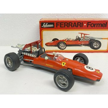 MACCHININA GIOCATTOLO MODELLINO FERRARI FORMULA 2 SCHUCO 1073 GERMANIA CAR 1968 