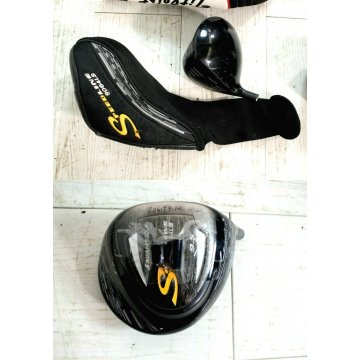 SACCA GOLF Mc Gregor + SET MAZZE VINTAGE BAG STAFF TOUR CART TROLLEY WITH IRONS 